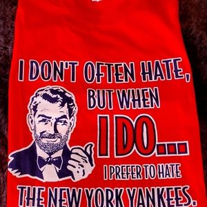 Anti-Yankees men's medium (M) shirt, new